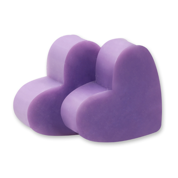 Schafmilchseife Herz mittel 23g, Lavendel Limone 