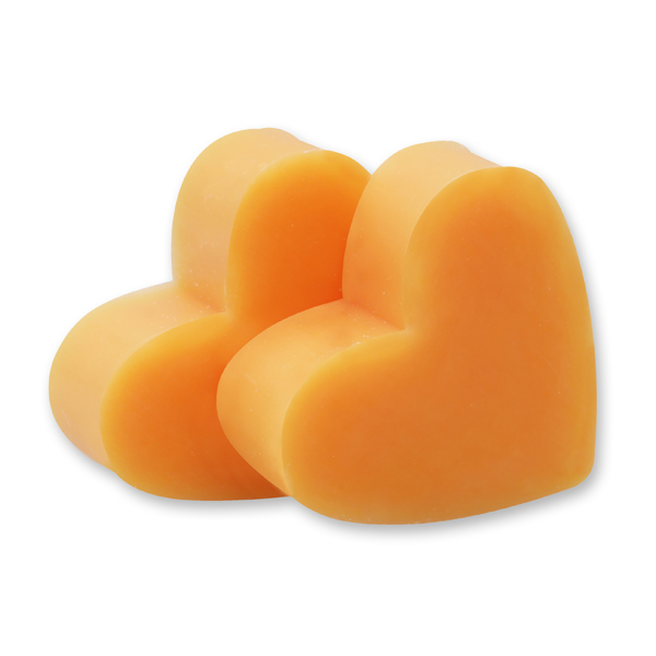 Sheep milk soap heart midi 23g, Orange 