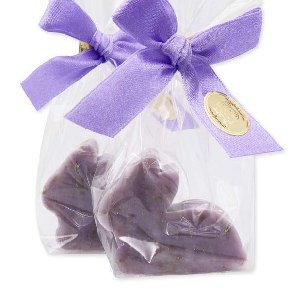 Sheep milk soap rabbit mini flat 20g, in a cellophane, Lavender 