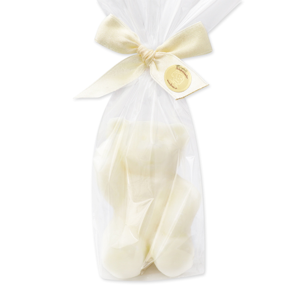 Sheep milk soap teddy bear big 120g, in a cellophane, Classic 