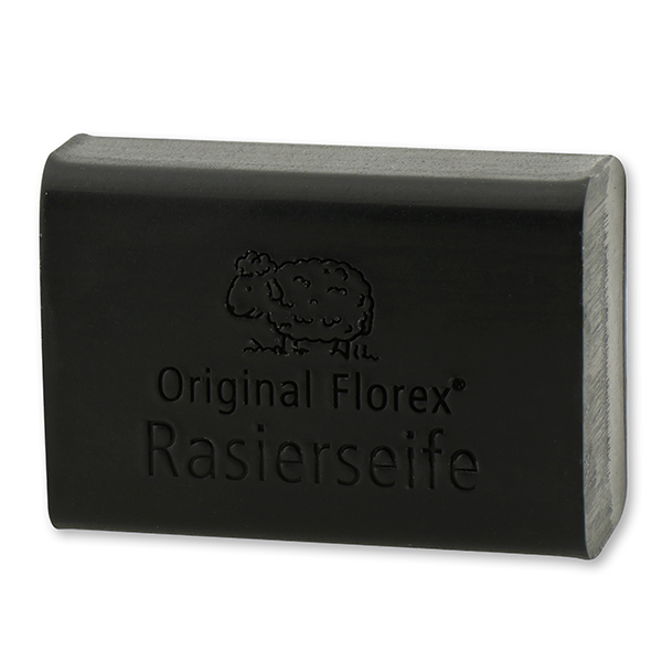 Rasierseife schwarz eckig 100g 
