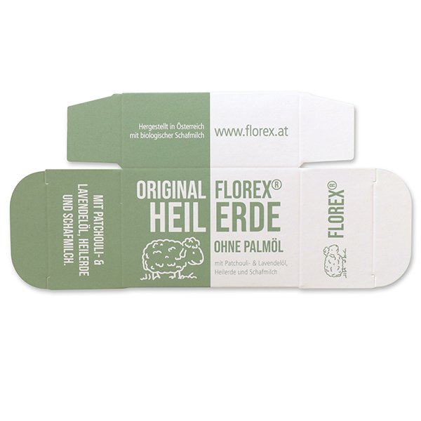 Paper box for healing clay soap square 100g 
