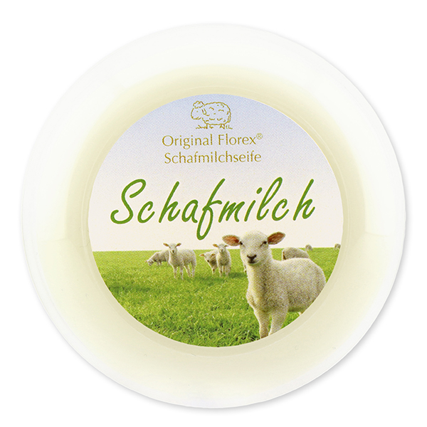 Sheep milk soap round 100g in a box modern, Classic 