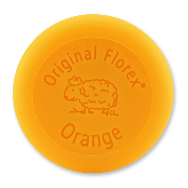 Sheep milk soap round 100g, Orange 