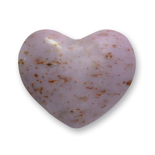 Schafmilchseife Herz mollig 30g, Lavendel 