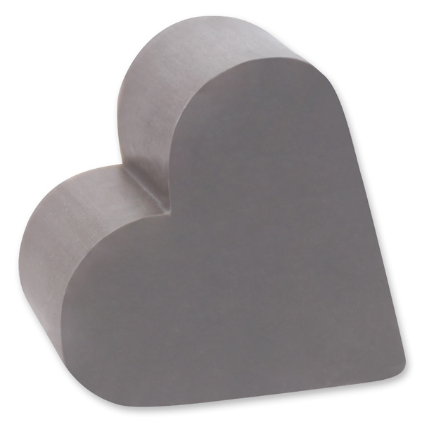 Sheep milk soap heart 85g, Christmas rose silver 