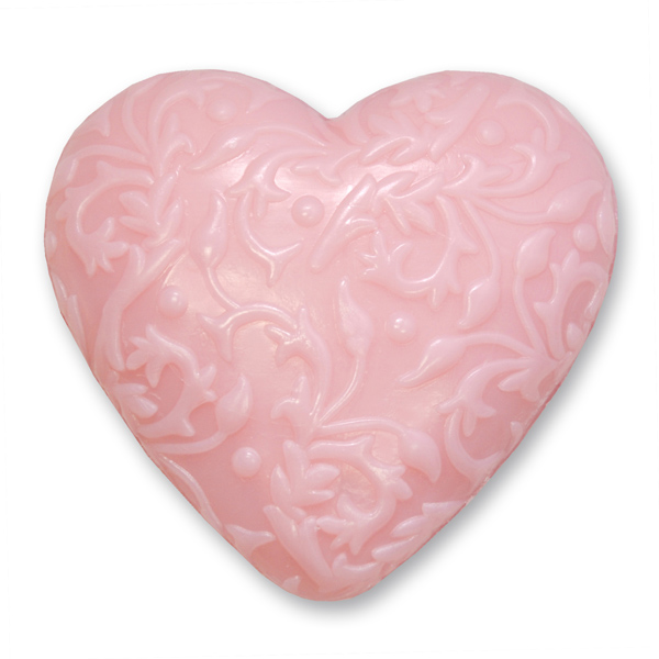 Sheep milk soap heart "Florex" 80g, Magnolia 