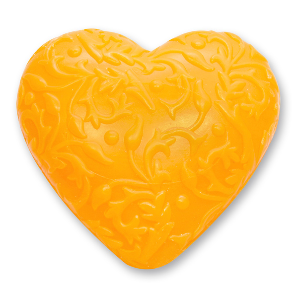 Sheep milk soap heart "Florex" 80g, Apricot 