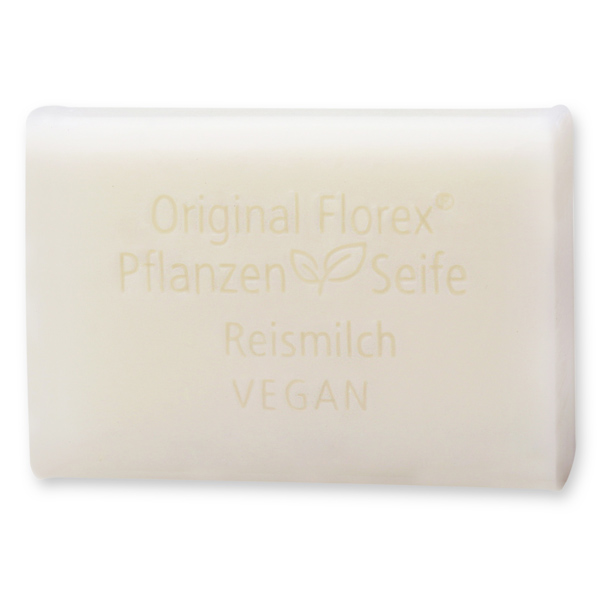 Vegan oil soap 100g, Rice milk 