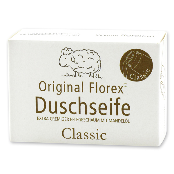 Shower soap with sheep milk 100g in paper box, Classic 