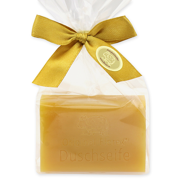 Shower soap with sheep milk 100g in a cellophane bag, Swiss pine 