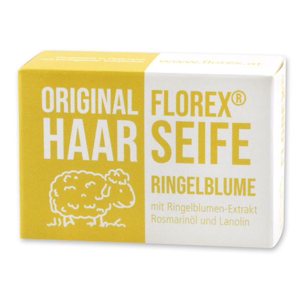 Hair soap with sheep milk 100g in paper box, Marigold 