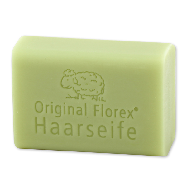 Haarseife mit Schafmilch eckig 100g, Melisse 