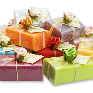 Sheepmilk soap square 100g 1 piece packed, Sorted fragrances 