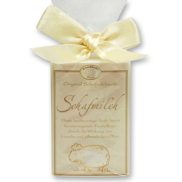 Schafmilchseife eckig 100g klassisch in Cello, Classic 