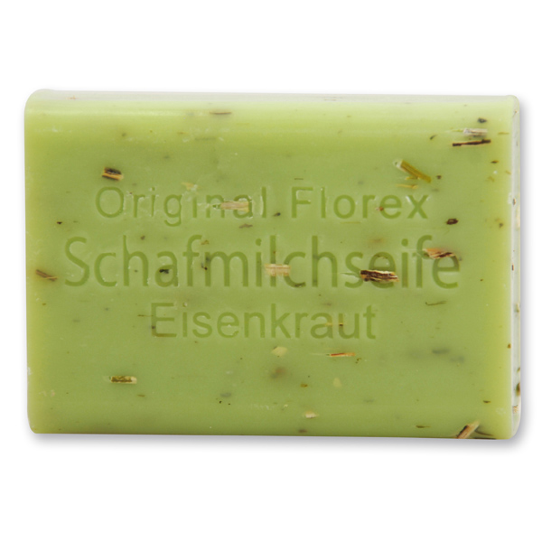 Schafmilchseife eckig 100g, Eisenkraut 