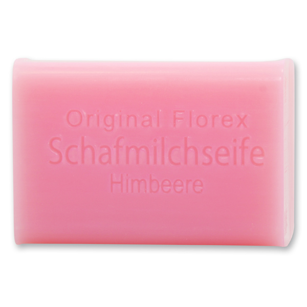 Schafmilchseife eckig 100g, Himbeere 