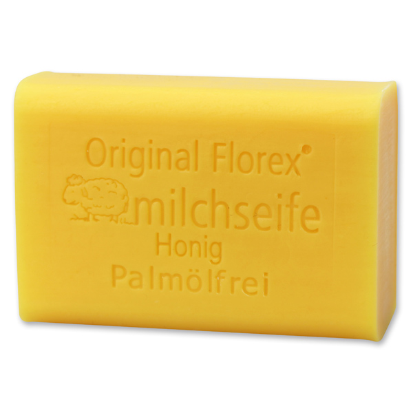 Palmölfreie Schafmilchseife eckig 100g, Honig 