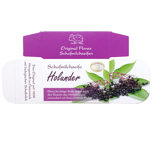 Paper box MC for sheep milk soap square 100g, Elder 