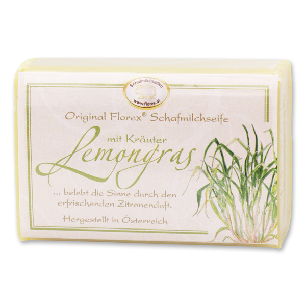 Sheep milk soap square 100g classic, Lemongrass 