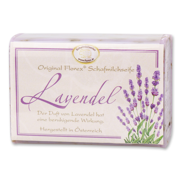 Schafmilchseife eckig 100g klassisch, Lavendel 