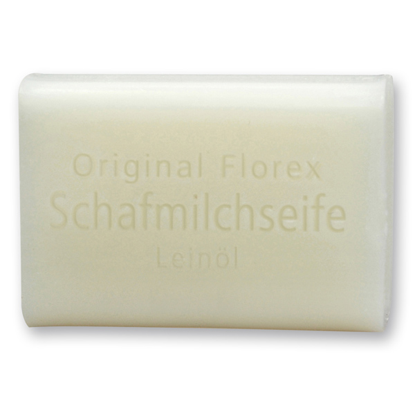 Schafmilchseife eckig 100g, Leinöl 