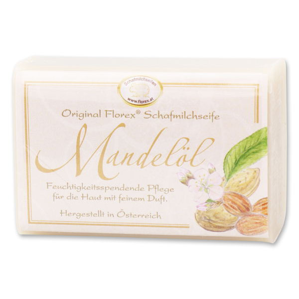 Sheep milk soap square 100g classic, Almond oil 