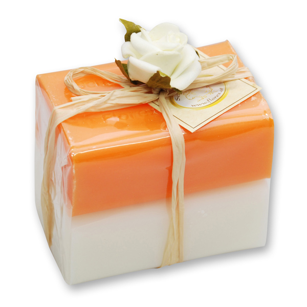 Sheep milk soap square 100g 2 pieces packed, Classic/Apricot 