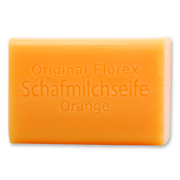 Schafmilchseife eckig 100g, Orange 