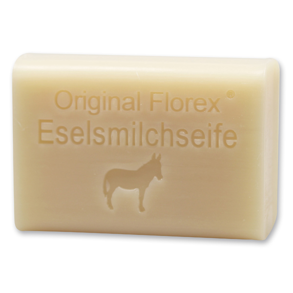 Milchseife eckig 100g, Eselsmilchseife 