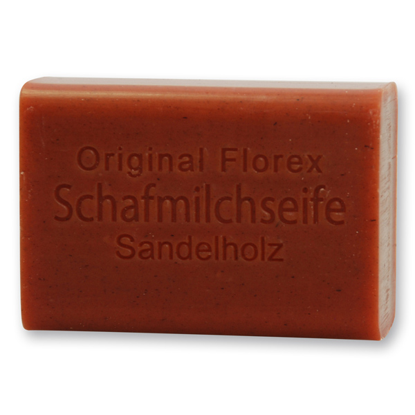 Schafmilchseife eckig 100g, Sandelholz 