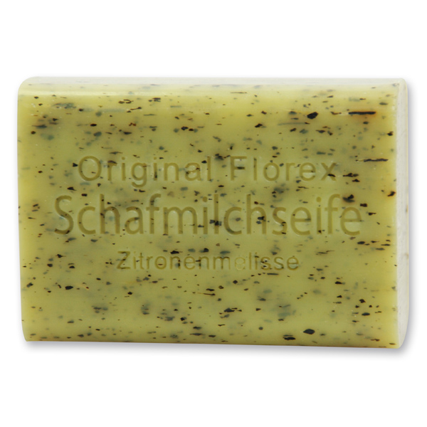 Schafmilchseife eckig 100g, Zitronenmelisse 