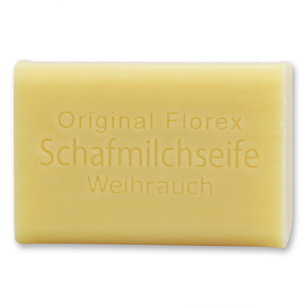 Schafmilchseife eckig 100g, Weihrauch 