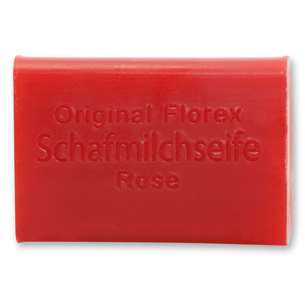Schafmilchseife eckig 100g, Rose 