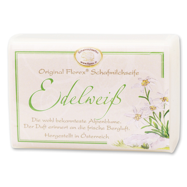Sheep milk soap square 100g classic, Edelweiss 
