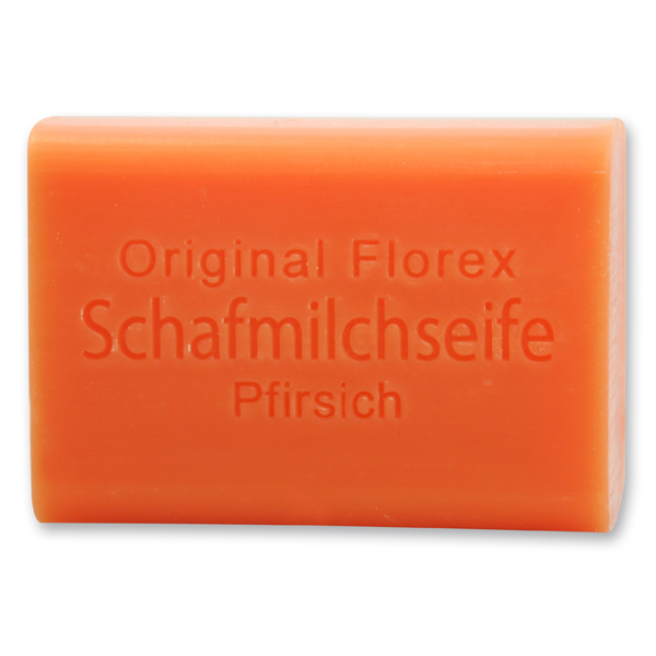 Schafmilchseife eckig 100g, Pfirsich 