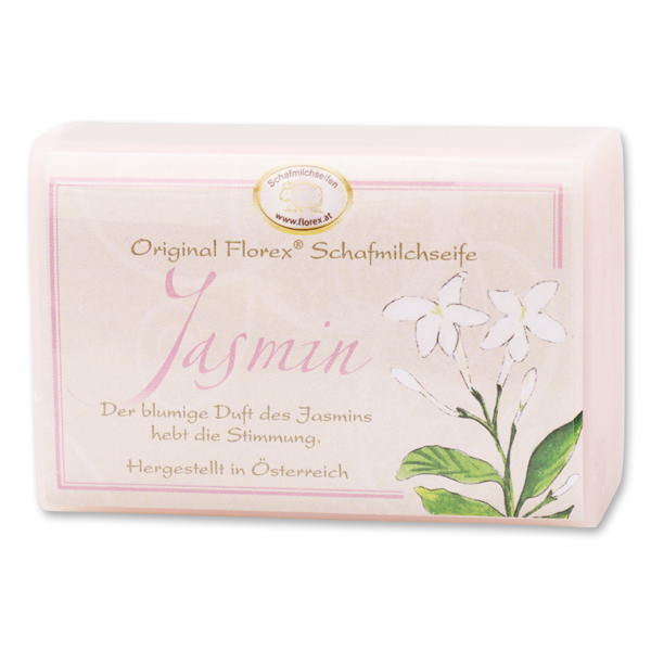 Sheep milk soap square 100g classic, Jasmine 