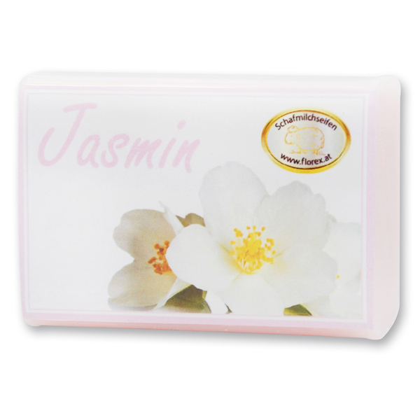 Schafmilchseife eckig 100g modern, Jasmin 