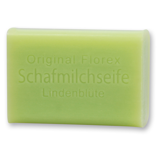 Schafmilchseife eckig 100g, Lindenblüte 