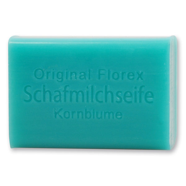 Schafmilchseife eckig 100g, Kornblume 