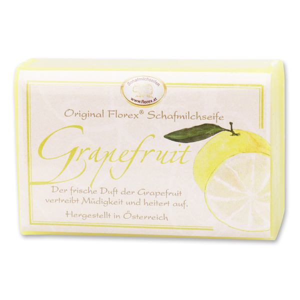 Schafmilchseife eckig 100g klassisch, Grapefruit 