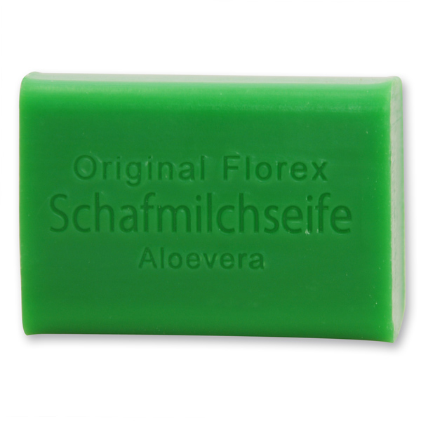 Schafmilchseife eckig 100g, Aloe Vera 