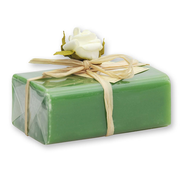 Sheep milk soap square 100g 1 piece packed, Aloe vera 