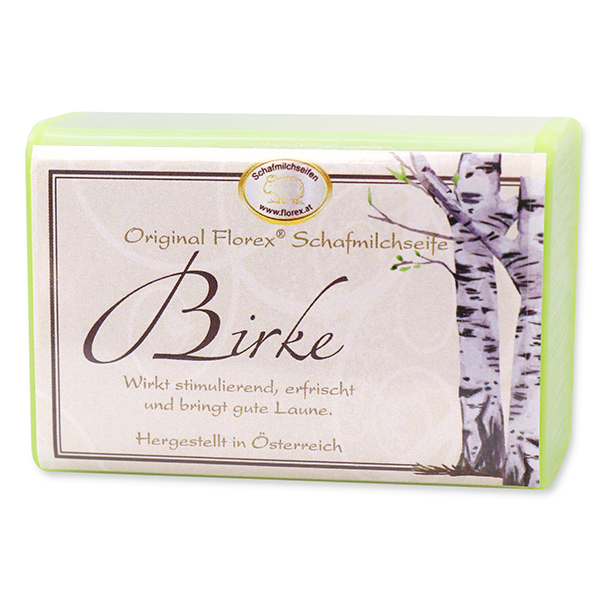 Sheep milk soap square 100g classic, Birch 