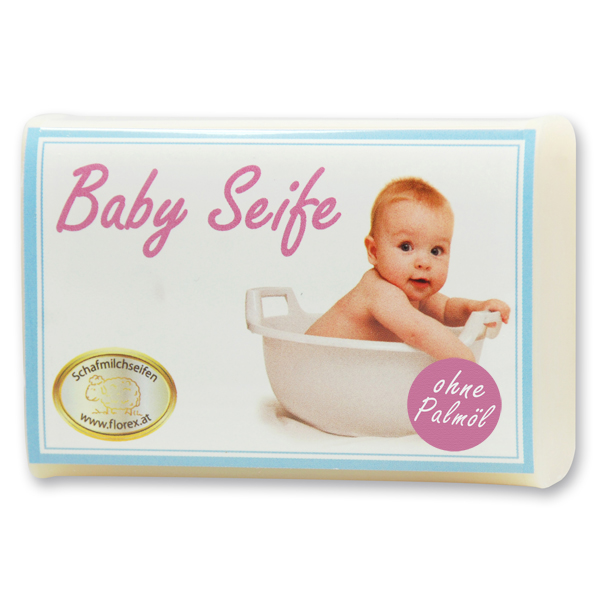 Sheep milk soap square 100g modern without palm oil, Baby soap 
