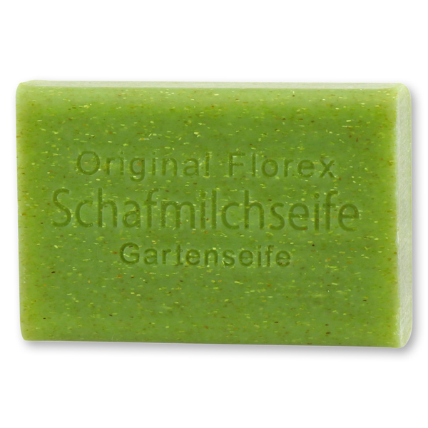 Schafmilchseife eckig 100g, Gartenseife 