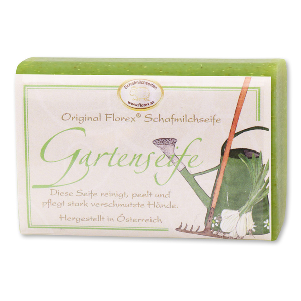 Schafmilchseife eckig 100g klassisch, Gartenseife 