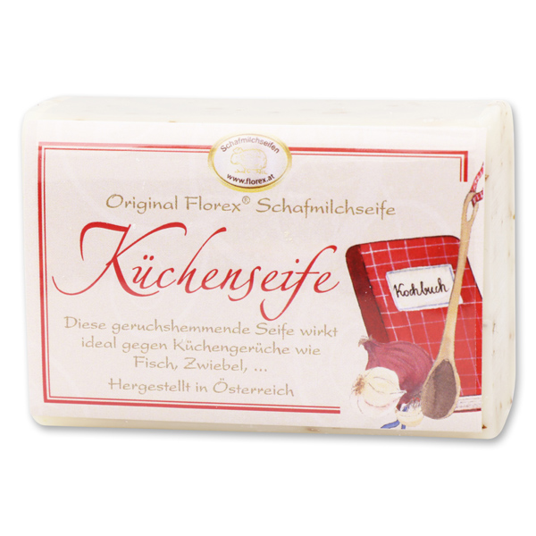 Schafmilchseife eckig 100g klassisch, Küchenseife 