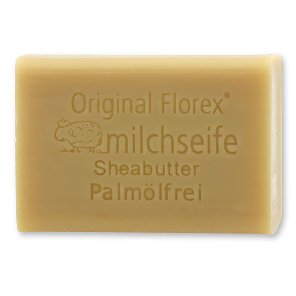 Palmölfreie Schafmilchseife eckig 100g, Sheabutter 