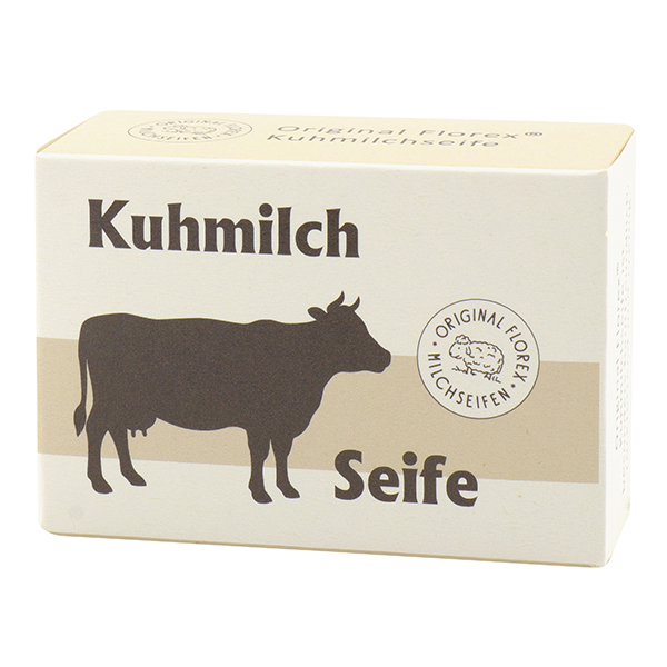 Milk soap square 100g in box, Cow milk 